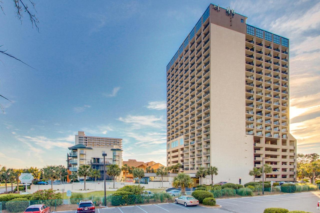 Lively Views From The Balcony At Ocean Forest Plaza Myrtle Beach Dış mekan fotoğraf